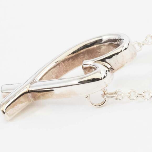 TIFFANY Authentic Silver Heart Necklace - Picture 3 of 10